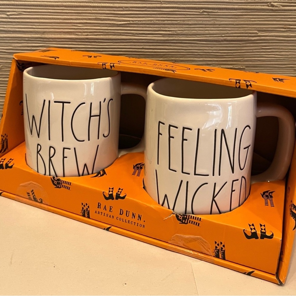 Rae Dunn Feeling Wicked Mug Set
